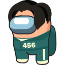 Among Us; Squid Game Gi-Hun Character hand cursor