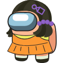 Squid Game Killer Doll Character hand cursor