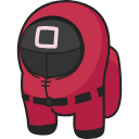 Squid Game Officer Character hand cursor