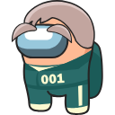 Squid Game Oh Il-Nam Character hand cursor