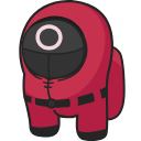 Squid Game Worker Character hand cursor