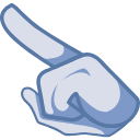 White Character arrow cursor
