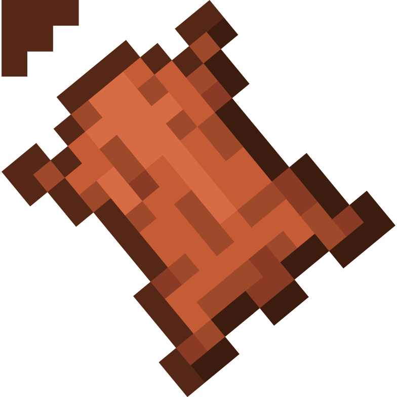 Minecraft: Cow and Leather hand cursor