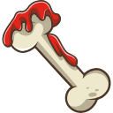 Ice Cream Cone Skull hand cursor