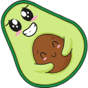 Kawaii: Avocado arrow cursor