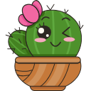 Kawaii: Cactus hand cursor