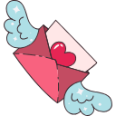 Kawaii: Enamored Bee hand cursor