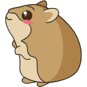 Kawaii: Hamster hand cursor