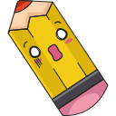 Kawaii: Pen and Pencil hand cursor