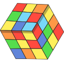 Kawaii: Rubik's Cube arrow cursor