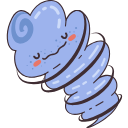 Kawaii Thundercloud hand cursor