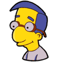 The Simpsons: Milhouse Van Houten hand cursor