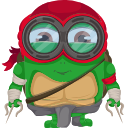 Minion: Ninja Turtle Character arrow cursor
