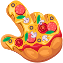 Pizza hand cursor