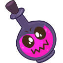 Halloween: Potion Cauldron and Poison hand cursor