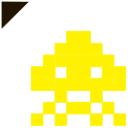 Space Invaders: Yellow and Green arrow cursor