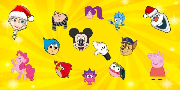 Collection de Cartoons Curseurs