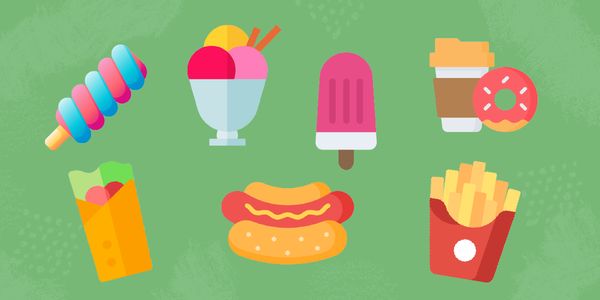 Collection of Food and drinks Cursors