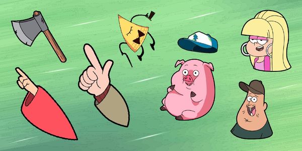 Collection of Gravity Falls Cursors