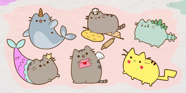 Collection of Pusheen Cursors