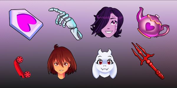 Collection of Undertale Cursors