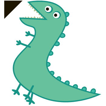 George and Dinosaur arrow cursor