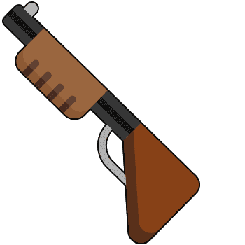 Shotgun and Bear arrow cursor