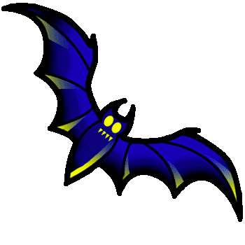 Halloween: Bat and Moon arrow cursor