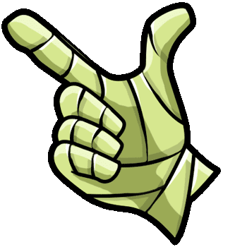 Halloween: Hand and Mummy arrow cursor