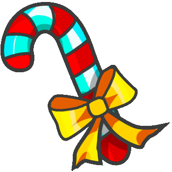 Caramel Cane and Christmas sock arrow cursor