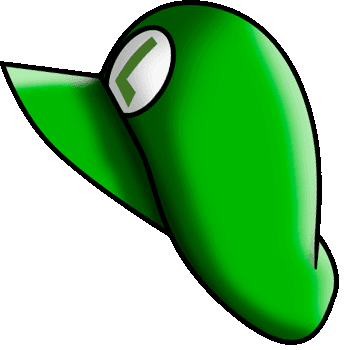 Super Mario: Luigi arrow cursor
