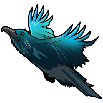 Maleficent and Raven arrow cursor