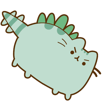 Pusheen: Crocodile arrow cursor