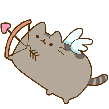 Pusheen: Cupid arrow cursor