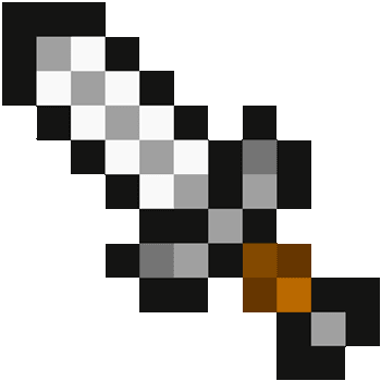 Minecraft: Sword and Enderman arrow cursor