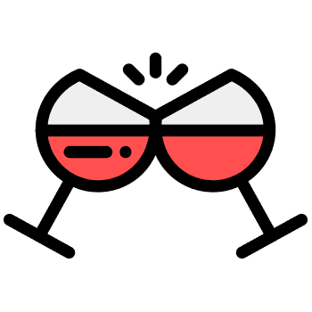 New Year Сhampagne hand cursor