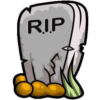 Halloween: Candle and Grave hand cursor