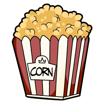 Ice cream and Popcorn hand cursor
