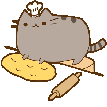 Pusheen: Cook hand cursor