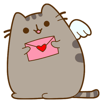 Pusheen: Cupid hand cursor