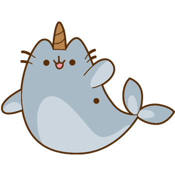 Pusheen: Mermaid hand cursor