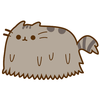 Pusheen: Walks hand cursor